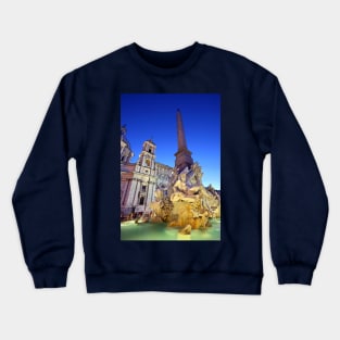 Piazza Navona - Roma Crewneck Sweatshirt